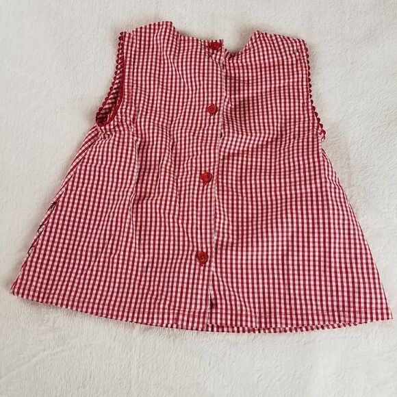 Copper Key Red & White Lady Bug Embroidered Top - Picture 5 of 8